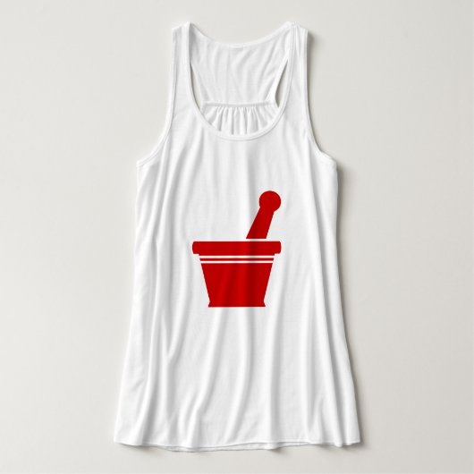 Mortar en Pestle Tanktop (Design voorkant)