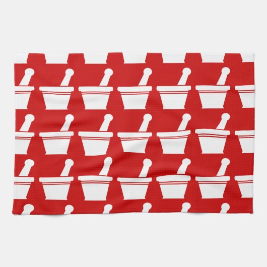 Mortar en Pestle Theedoek (Horizontaal)