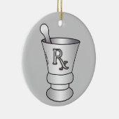 Mortar Pestle Keramisch Ornament (Rechts)