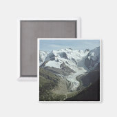 Mortaratch Gletsjer in Zwitserland Magneet (Voorkant / Achterkant)