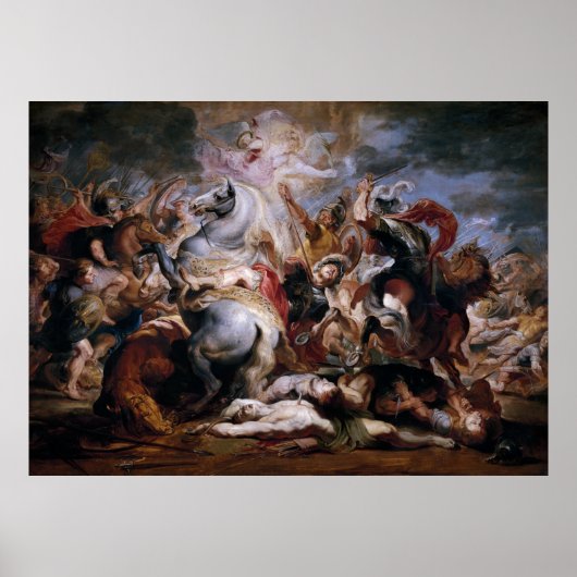 Morte di Decio Mure (Bozzetto) van Peter Paul Rube Poster (Voorkant)
