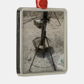 Morteerbuizen Metalen Ornament (Rechts)