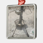 Morteerbuizen Metalen Ornament (Links)