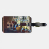 Mortel, Vijzel en Flessen bij het Raam Bagagelabel (Achterkant horizontaal)