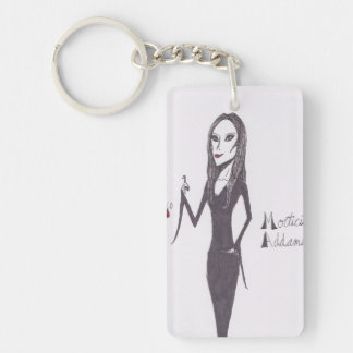 Morticia Addams Sleutelhanger