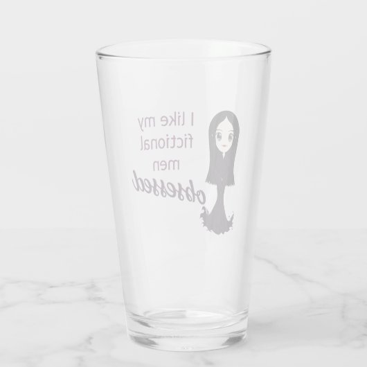 Morticia Obsédée Verre (Dos)