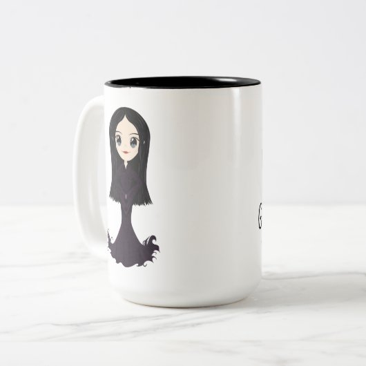 Morticia Pas Tous Hommes Mug (Devant gauche)