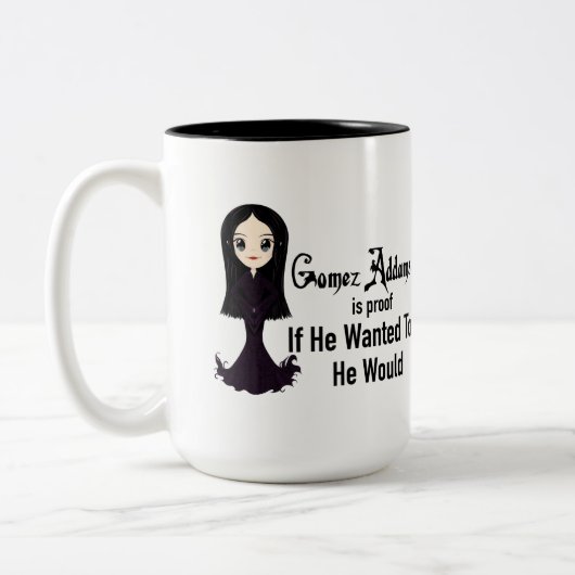Morticia S'Il Recherché De Mug (Gauche)