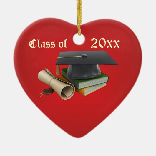 Mortier d'obtention du diplôme et ornement de (Devant)