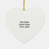 Mortier d'obtention du diplôme et ornement de (Dos)