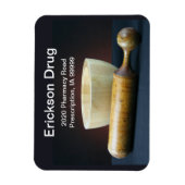 Mortier en stamper magneet (Verticaal)