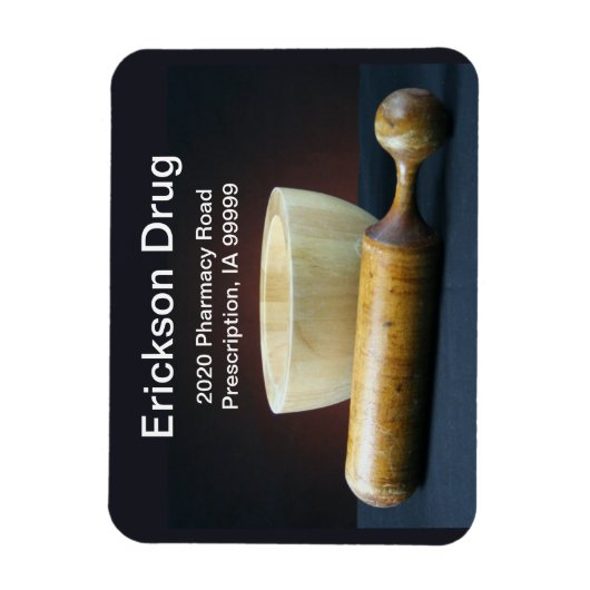 Mortier en stamper magneet (Verticaal)