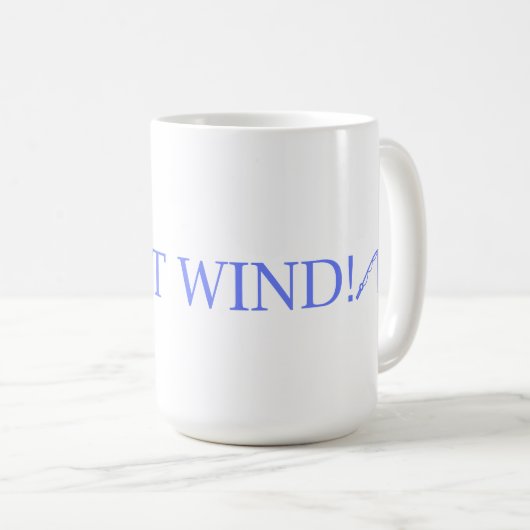 Mortimer & Whitehouse Pêche ne pas éolien Mug (Devant droit)