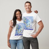 Mortlock Islands Map T-shirt (Unisex)
