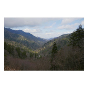 Morton Overlook in Great Smoky Mountains Perfect Poster