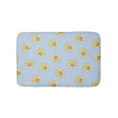 Morty Flower Pattern Badmat (Voorkant)