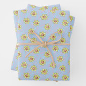 Morty Flower Pattern Inpakpapier Vel (In situ)