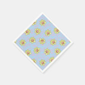 Morty Flower Pattern Servet (Hoek)