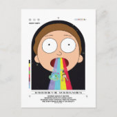 Morty Goodbye Moonmen citaat Grafisch Briefkaart (Voorkant)