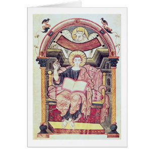 Morue 22. f.85v St Luke l'évangéliste, de Treves