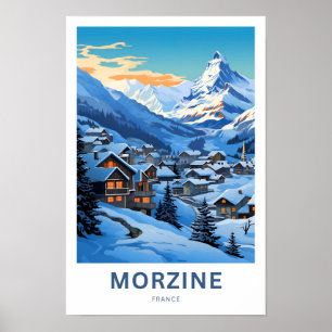 Morzine Frankrijk Reisprint Poster