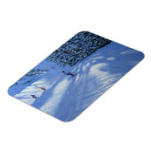 Morzine ski run magneet (Linkerzijde)