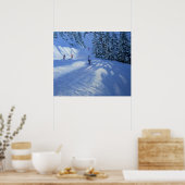 Morzine ski run poster (Keuken)