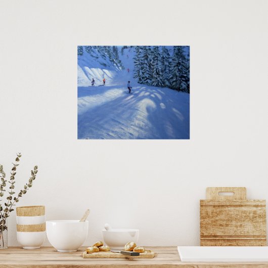 Morzine ski run poster (Keuken)