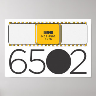 MOS 6502-Poster Poster