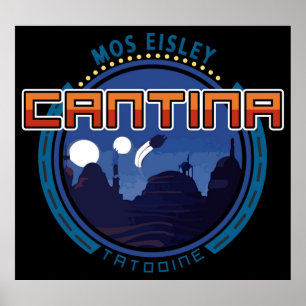 Mos Eisley Cantina Tatooine Poster