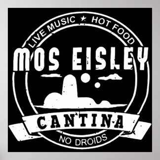 Mos Eisley Cantina TShirt Poster