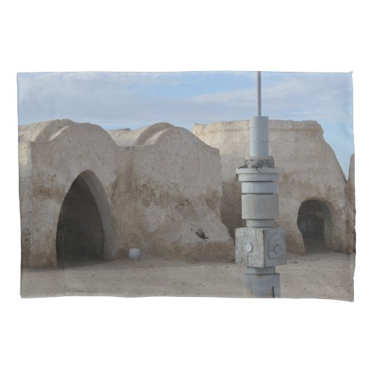 Mos Espa op de planeet Tatooine Kussensloop (Voorkant)