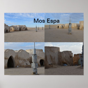 Mos Espa op de planeet Tatooine Poster