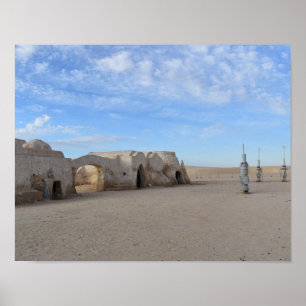 Mos Espa op de planeet Tatooine Poster