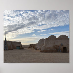 Mos Espa op de planeet Tatooine Poster