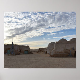 Mos Espa op de planeet Tatooine Poster