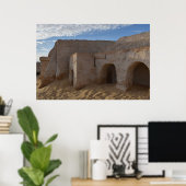 Mos Espa op planeet Tatooine Poster (Thuiskantoor)