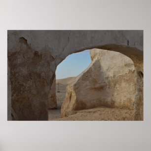 Mos Espa op planeet Tatooine Poster