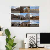 Mos Espa op planeet Tatooine Poster (Thuiskantoor)