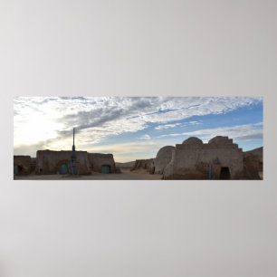 Mos Espa op planeet Tatooine Poster