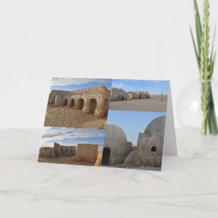 Mos Espa sur la planète Tatooine Carte d'anniversa