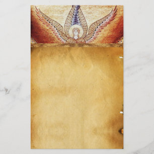 MOSAIC ANGEL Brown Parchment Briefpapier