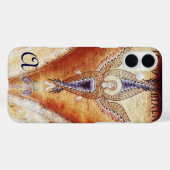 MOSAIC ANGEL MONOGRAM Case-Mate iPhone CASE (Achterkant (horizontaal))