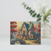 MOSAIC Art Style postcard Briefkaart (Staand voorkant)