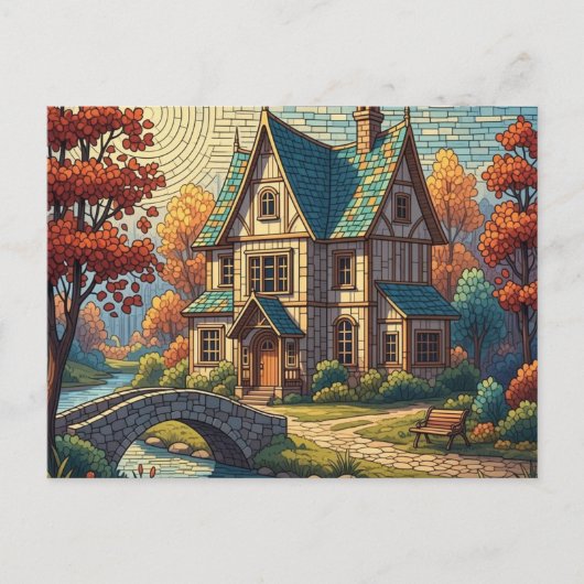 MOSAIC Art Style postcard Briefkaart (Voorkant)