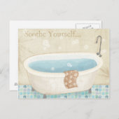 Mosaic Bath Briefkaart (Voorkant / Achterkant)