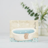 Mosaic Bath Briefkaart (Staand voorkant)