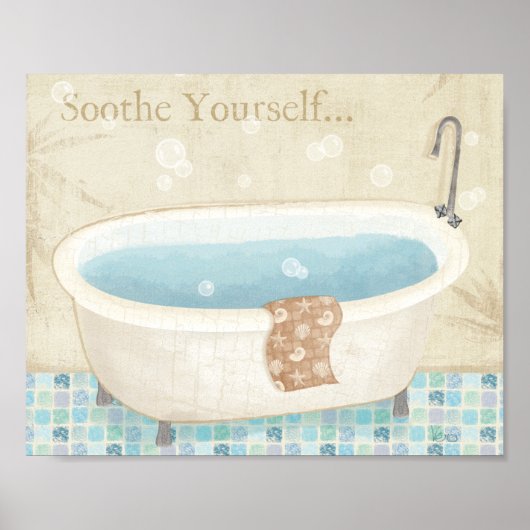 Mosaic Bath Poster (Voorkant)