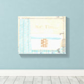 Mosaic Bathroom Canvas Afdruk (Insitu (Houten vloer))