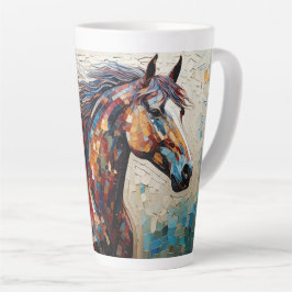 Mosaic Bay Horse Latte Mok